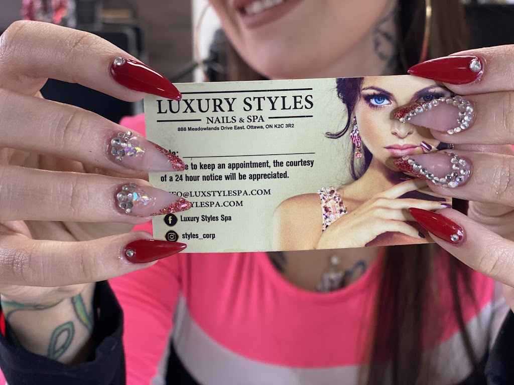 Luxury Styles Nail and Spa | 888 Meadowlands Dr E, Ottawa, ON K2C 3R2, Canada | Phone: (613) 809-5422
