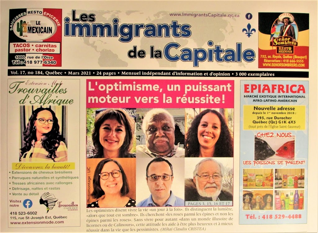 Les immigrants de la Capitale | 145 Rue Bigaouette, Québec, QC G1K 4L3, Canada | Phone: (581) 888-4976