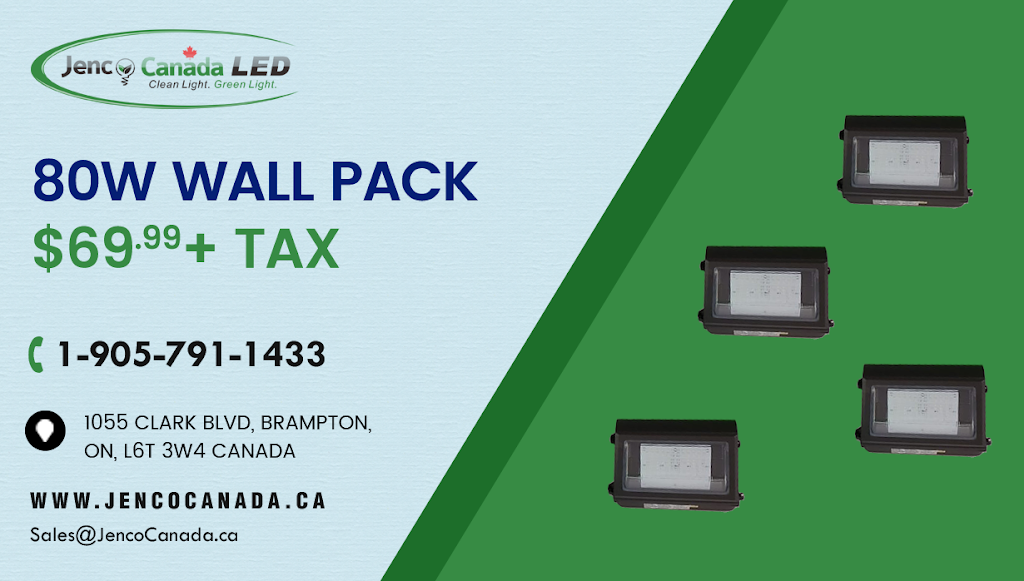 Jenco Canada LED | 1055 Clark Blvd, Brampton, ON L6T 3W4, Canada | Phone: (905) 791-1433