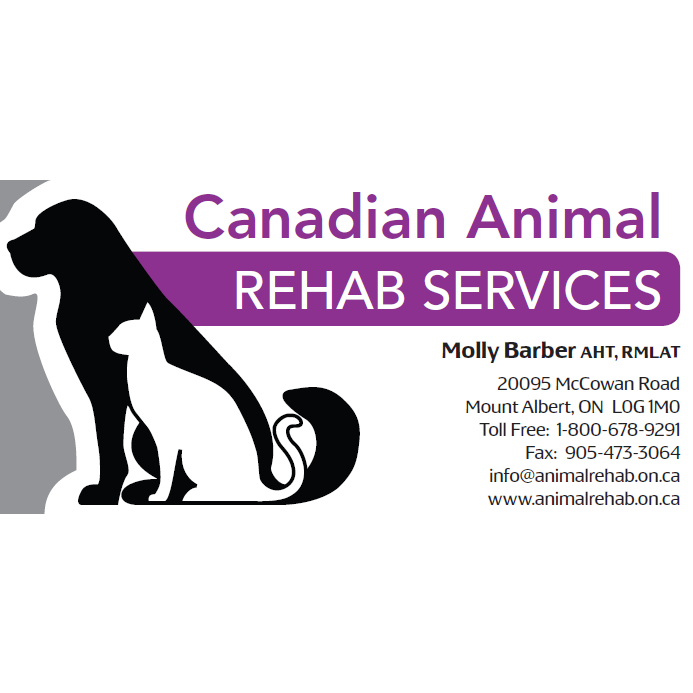 Canadian Animal Rehab Services | 20095 McCowan Rd, Mount Albert, ON L0G 1M0, Canada | Phone: (905) 473-2434