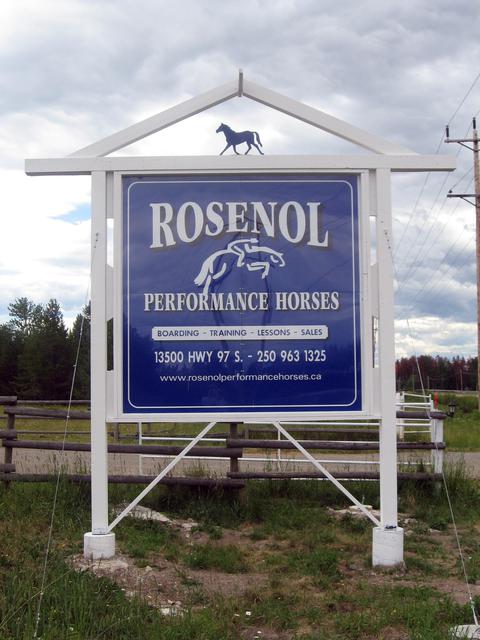 Rosenol Performance Horses | 13500 British Columbia 97 Prince George, Hope, BC V2N 6B5, Canada | Phone: (250) 963-3320