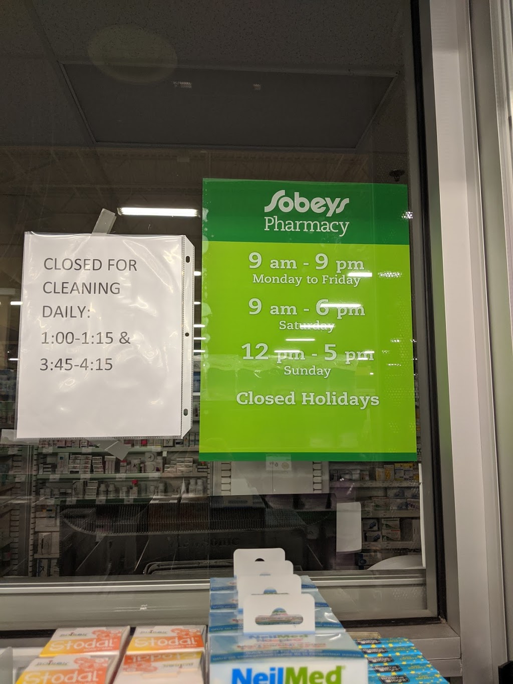 Sobeys Pharmacy Howley Estates | 10 Elizabeth Ave, St. Johns, NL A1A 5L4, Canada | Phone: (709) 753-3426