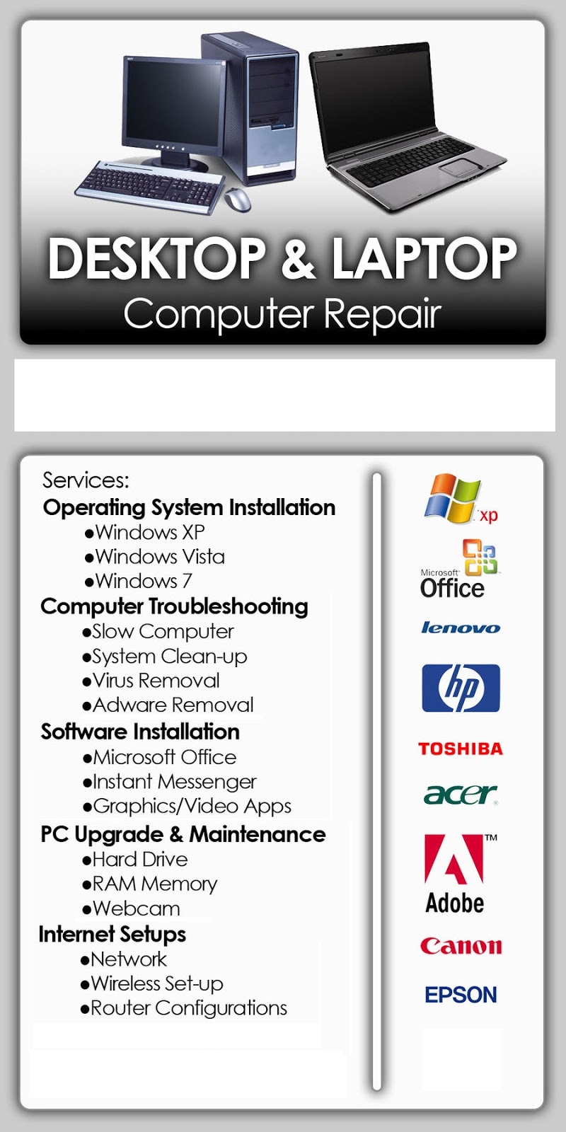 Neighborhood Computer & Laptop Repairs. | 145 Bruce Beer Dr, Brampton, ON L6V 3J2, Canada | Phone: (289) 946-2829