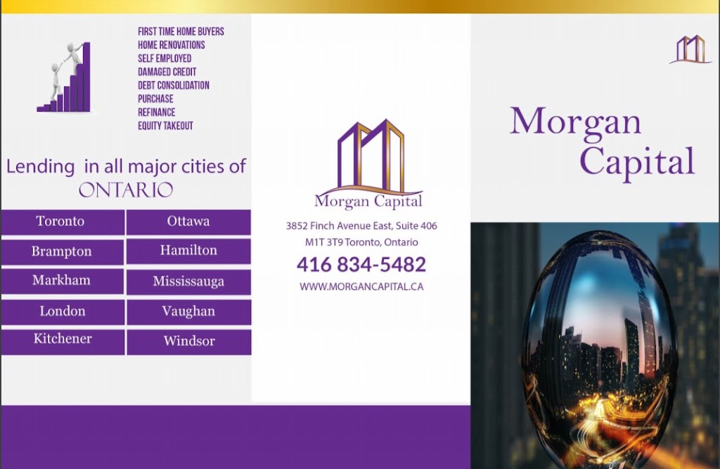 Morgan Capital | 3852 Finch Ave E #406, Scarborough, ON M1T 3T9, Canada | Phone: (416) 834-5482