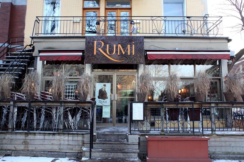 Restaurant Rumi | 5198 Rue Hutchison, Outremont, QC H2V 4A9, Canada | Phone: (514) 490-1999