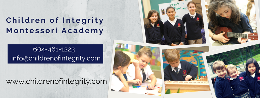 Children of Integrity Montessori Academy | 2541 Quay Pl, Coquitlam, BC V3H 3S7, Canada | Phone: (604) 461-1223