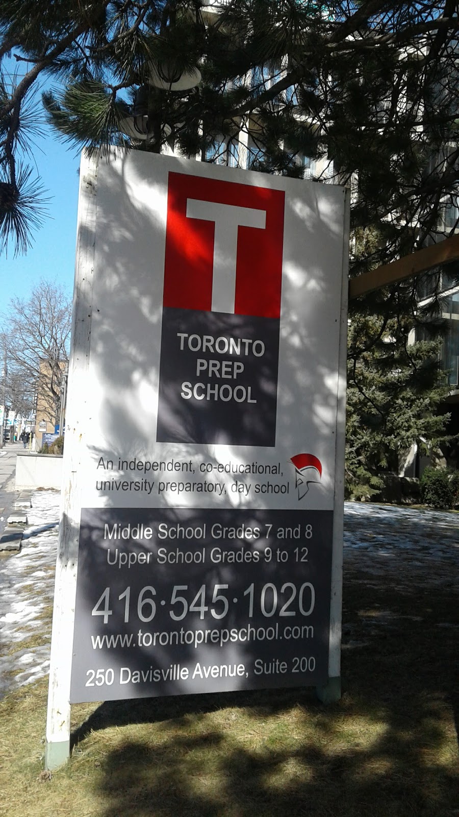 Toronto Prep School | 250 Davisville Ave, Toronto, ON M4S 1H2, Canada | Phone: (416) 545-1020