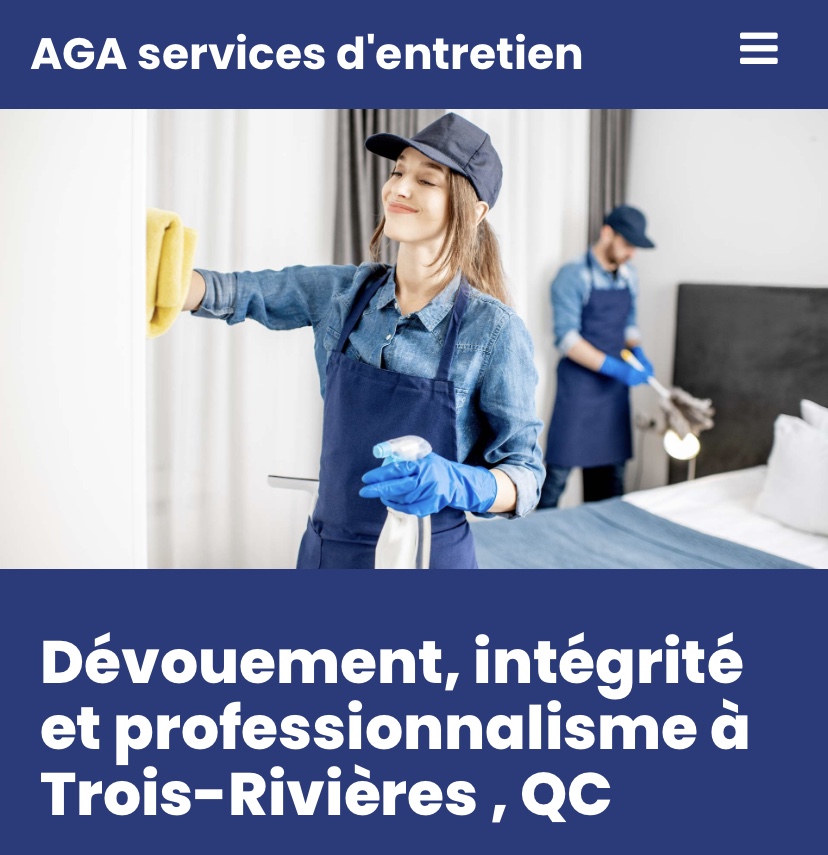 AGA service dentretien | 835 Rue Gilles Lupien, Trois-Rivières, QC G9C 0E6, Canada | Phone: (581) 745-8708