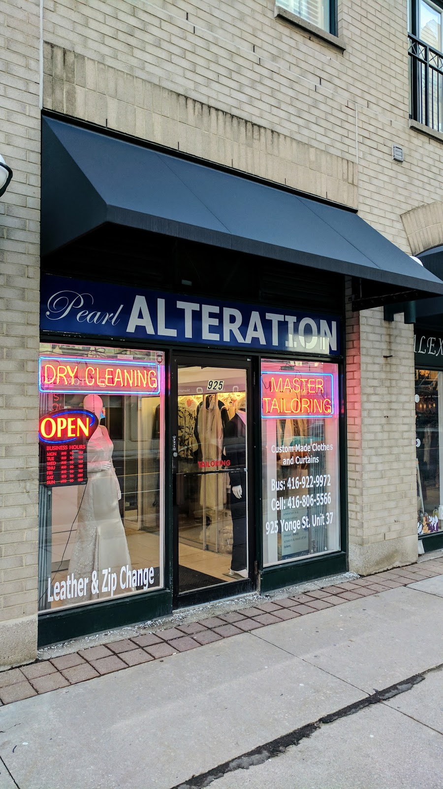 Pearl Alterations Dry Cleaning | 925 Yonge St, Toronto, ON M4W 2H2, Canada | Phone: (416) 922-9972