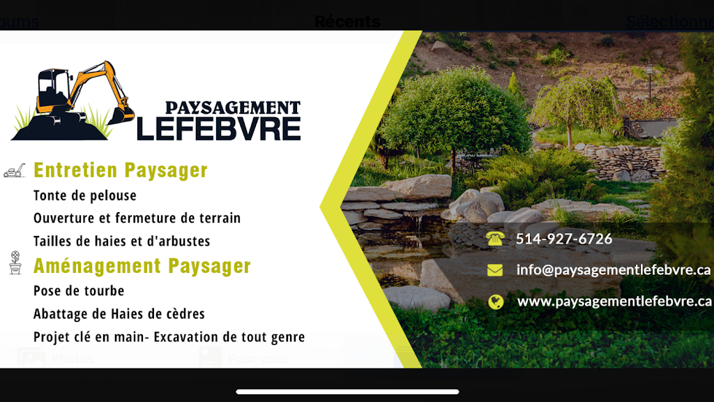 Paysagement Lefebvre | 600 Montée du Moulin, CP; 74050, Laval, QC H7A 1Z0, Canada | Phone: (514) 927-6726