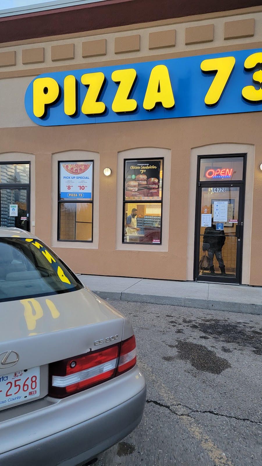 Pizza 73 | 14728 Stony Plain Rd, Edmonton, AB T5N 3S4, Canada | Phone: (780) 473-7373