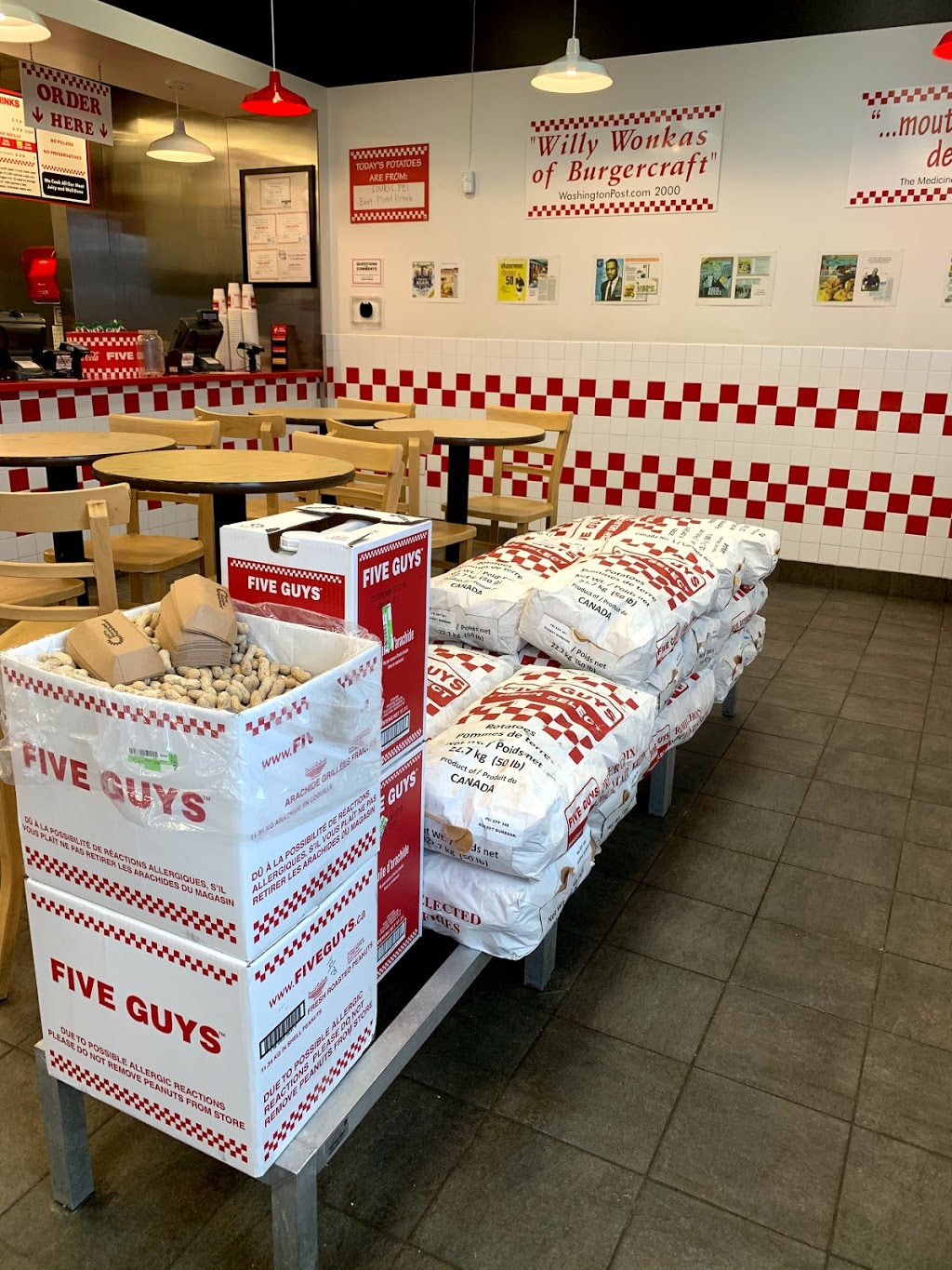 Five Guys | 865 York Mills Rd, Toronto, ON M3B 1Y6, Canada | Phone: (647) 347-4510