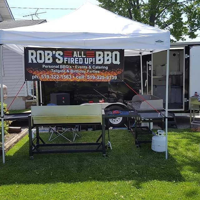 ROBS ALL FIRED UP BBQ | 97 Elliott St, Leamington, ON N8H 3M9, Canada | Phone: (519) 325-9139