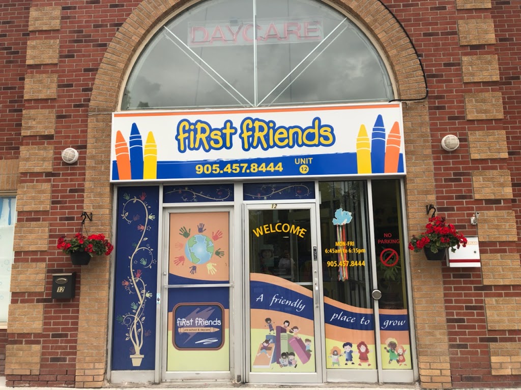 First Friends Pre-School & Daycare | 860 N Park Dr #12, Brampton, ON L6S 4N5, Canada | Phone: (905) 457-8444