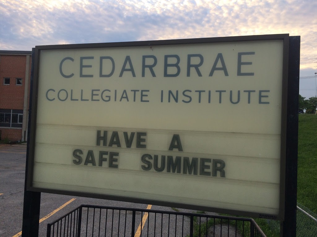 Cedarbrae Collegiate Institute | 550 Markham Rd, Scarborough, ON M1H 2A2, Canada | Phone: (416) 396-4400