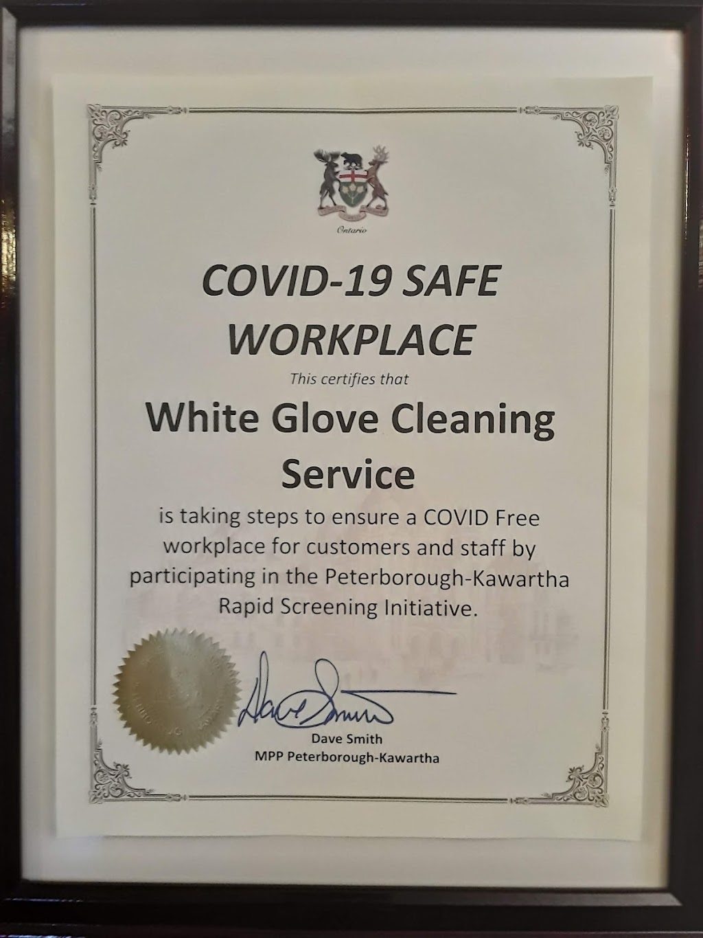 White Glove Cleaning Service | 458 Otonabee Dr, Peterborough, ON K9J 7R1, Canada | Phone: (705) 874-0917