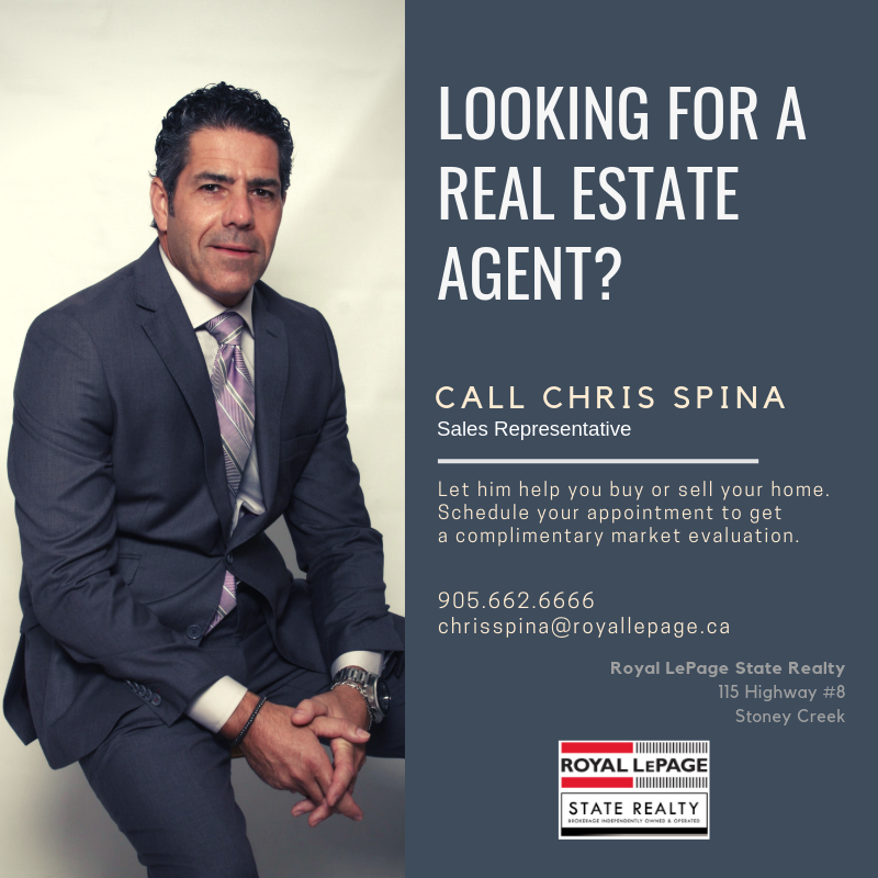 Chris Spina Real Estate | 115 Hamilton Regional Rd 8, Stoney Creek, ON L8G 1C1, Canada | Phone: (905) 516-6510