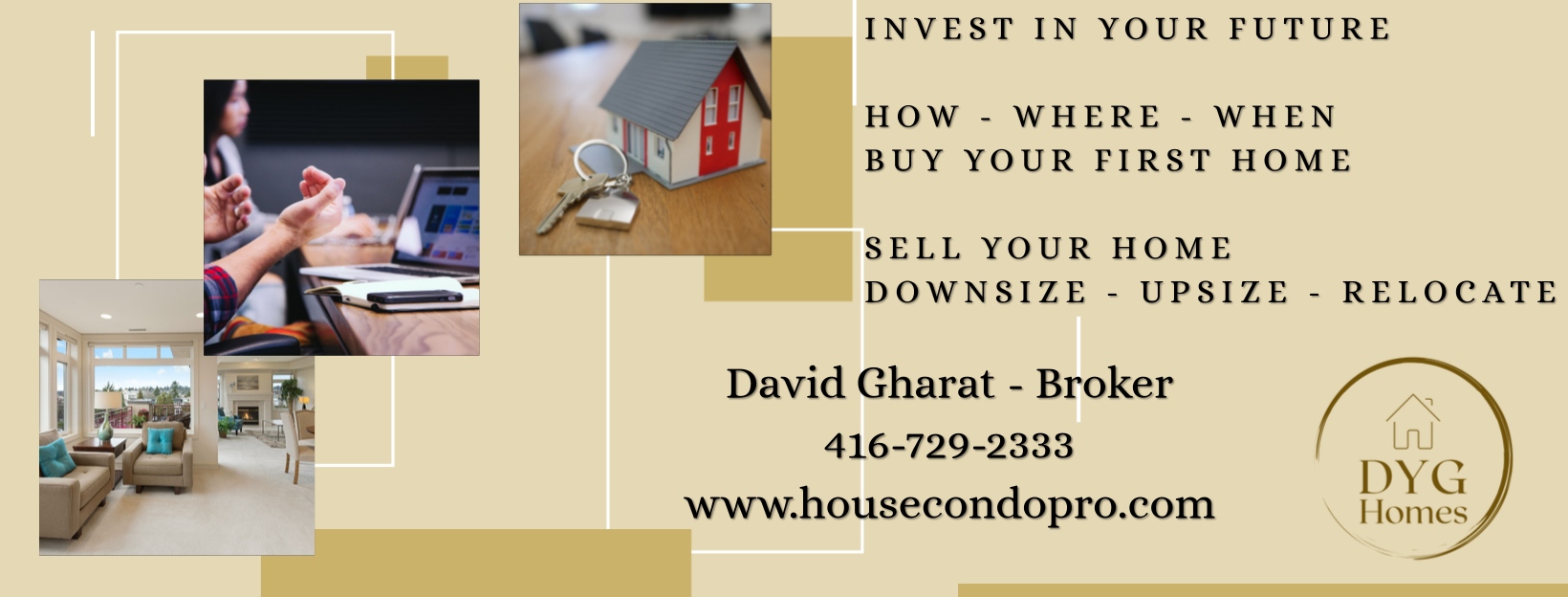 David Gharat Real Estate - DYG Homes | 1396 Don Mills Rd. # b121, Toronto, ON M3B 0A7, Canada | Phone: (416) 729-2333