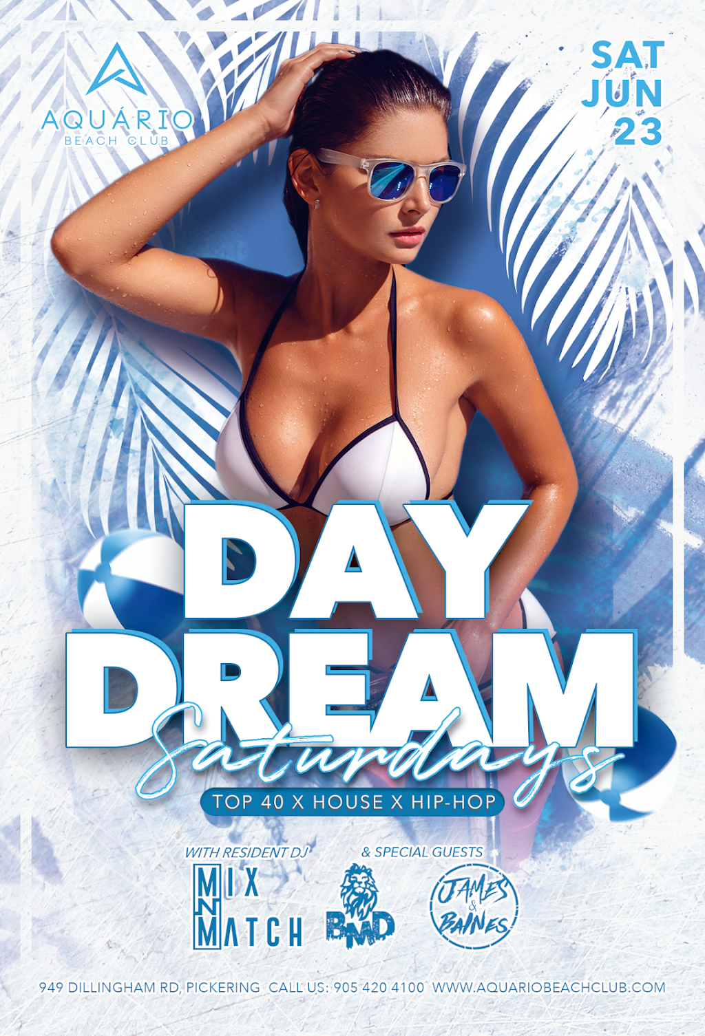 Aquário Beach Club | 949 Dillingham Rd, Pickering, ON L1W 1Z7, Canada | Phone: (905) 420-4100