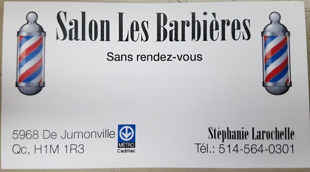 Salon Les Barbieres | 5968 Rue de Jumonville, Montréal, QC H1M 1R3, Canada | Phone: (514) 564-0301