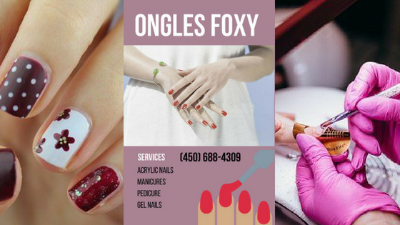 Ongles Foxy | 4479 Boulevard Samson, Laval, QC H7W 2H2, Canada | Phone: (450) 688-4309