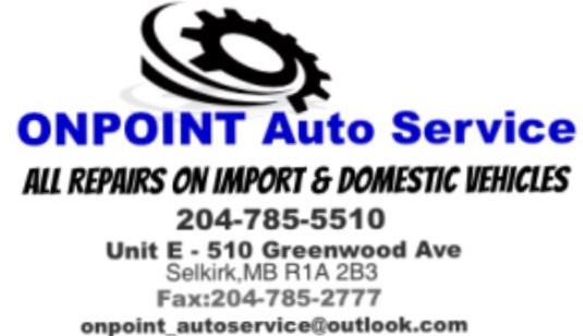 OnPoint Auto Service | 510 Greenwood Ave, Selkirk, MB R1A 2M1, Canada | Phone: (204) 785-5510