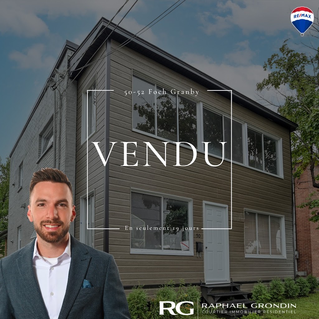 Raphael Grondin Re/max courtier immobilier | 1050 Rue Principale, Granby, QC J2J 2N9, Canada | Phone: (450) 577-6222