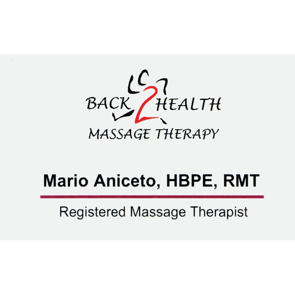 Back2Health Massage Therapy | 6593 Pelican Way, Nanaimo, BC V9V 1P9, Canada | Phone: (250) 714-5644