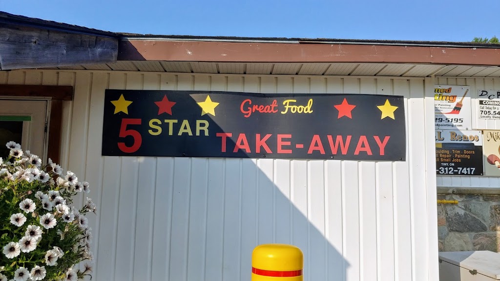 5 Star Take-away | 2 Lafontaine Rd E, Tiny, ON L9M 0S2, Canada | Phone: (705) 526-9992