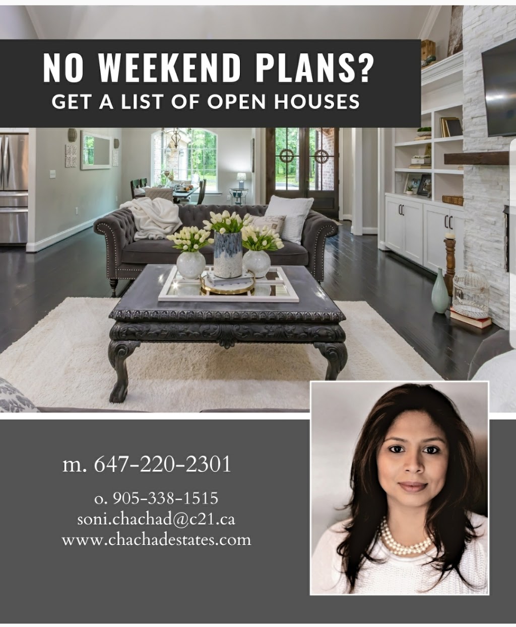 Soni Chachad | 4125 Upper Middle Rd, Burlington, ON L7M 4X5, Canada | Phone: (647) 220-2301