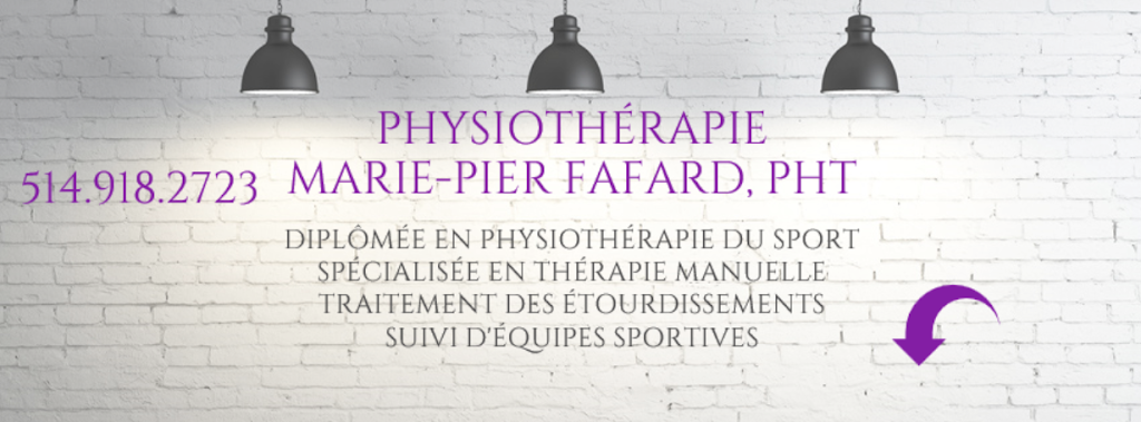 Physiothérapie Marie-Pier Fafard | 1490, Rue Aimé-Constantin, Repentigny, QC J5Y 0K5, Canada | Phone: (450) 582-6687