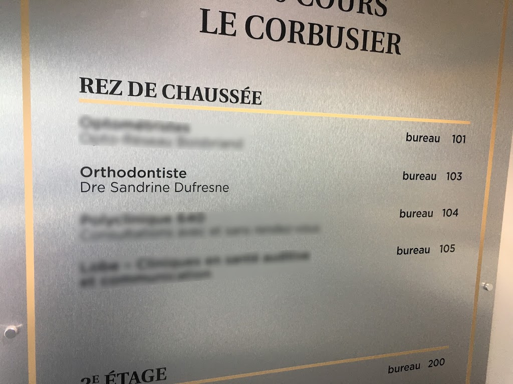 Orthodontiste Dre Sandrine Dufresne | 2000 Cours Le Corbusier #103, Boisbriand, QC J7G 3E8, Canada | Phone: (450) 434-4555