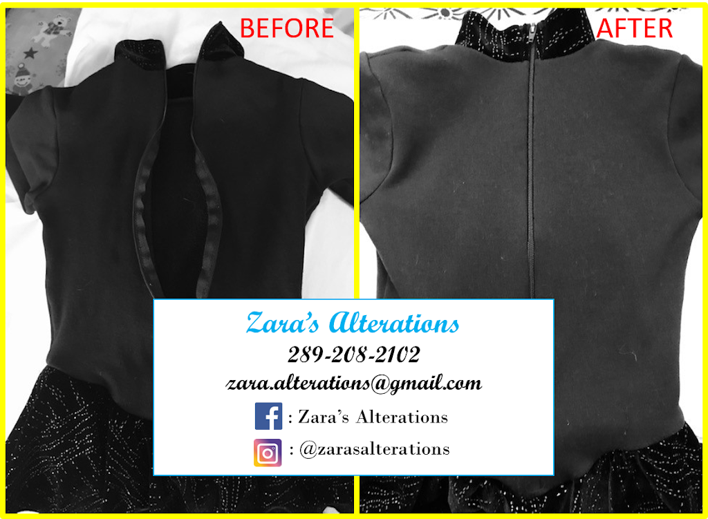 Zara’s Alterations | Orchard Rd, Burlington, ON L7L 7E8, Canada | Phone: (289) 208-2102