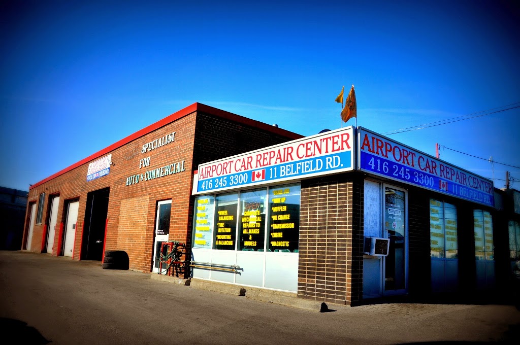 Airport Car Repair Centre | 11 Belfield Rd, Etobicoke, ON M9W 1E8, Canada | Phone: (416) 245-3300