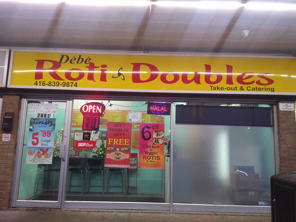 Debess Roti and Doubles | 2881 Jane St, North York, ON M3N 2J5, Canada | Phone: (416) 839-9874