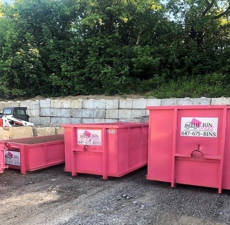 The Bin Rental Chicks | 2927 Lake Shore Blvd W, Etobicoke, ON M8V 1J3, Canada | Phone: (647) 675-2467