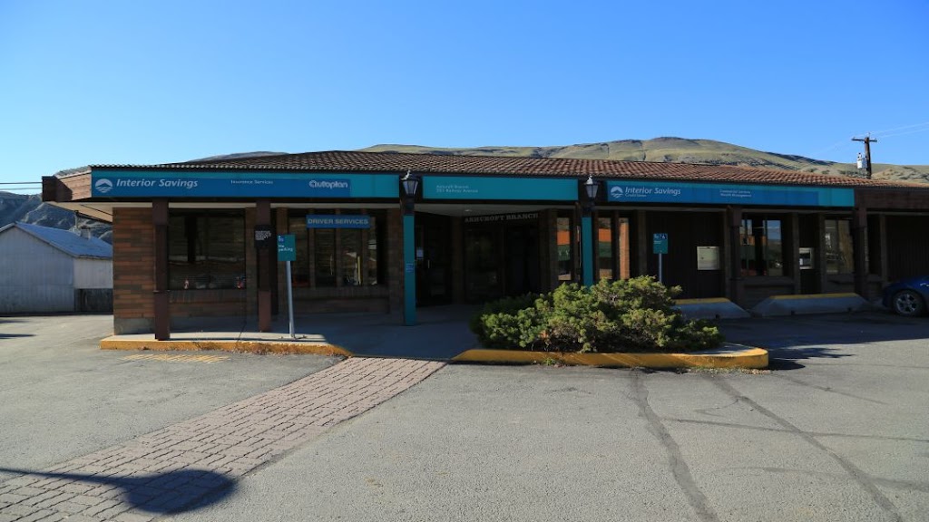 Interior Savings Credit Union | 201 Railway Ave, Ashcroft, BC V0K 1A0, Canada | Phone: (250) 453-2219