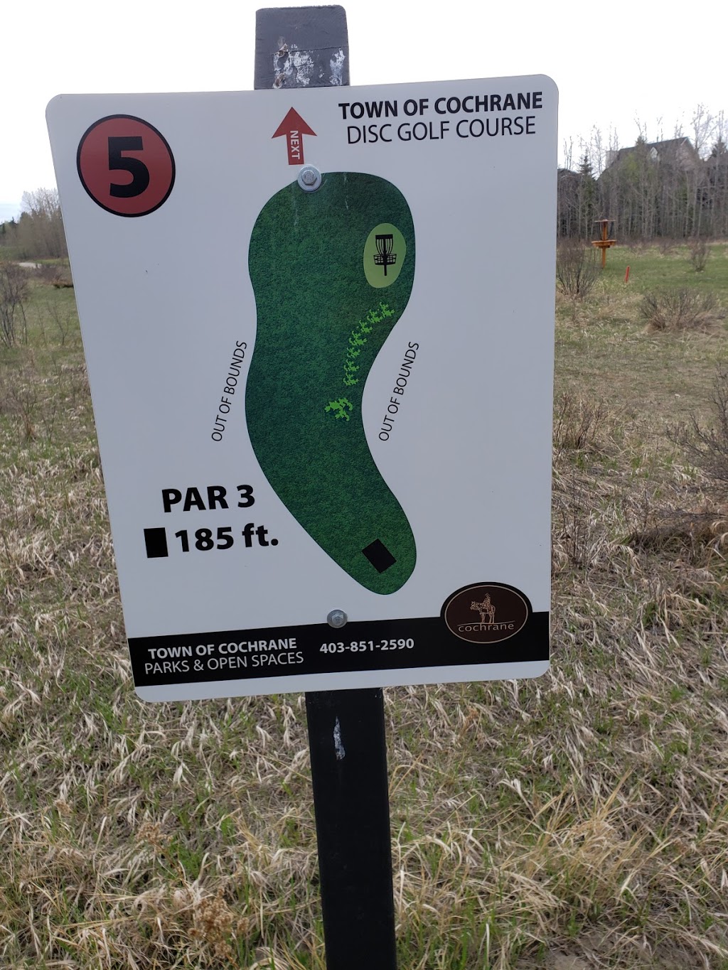 Town of Cochrane Disc Golf Course | 68 Glenhill Pl, Cochrane, AB T4C 1H1, Canada | Phone: (403) 851-2590