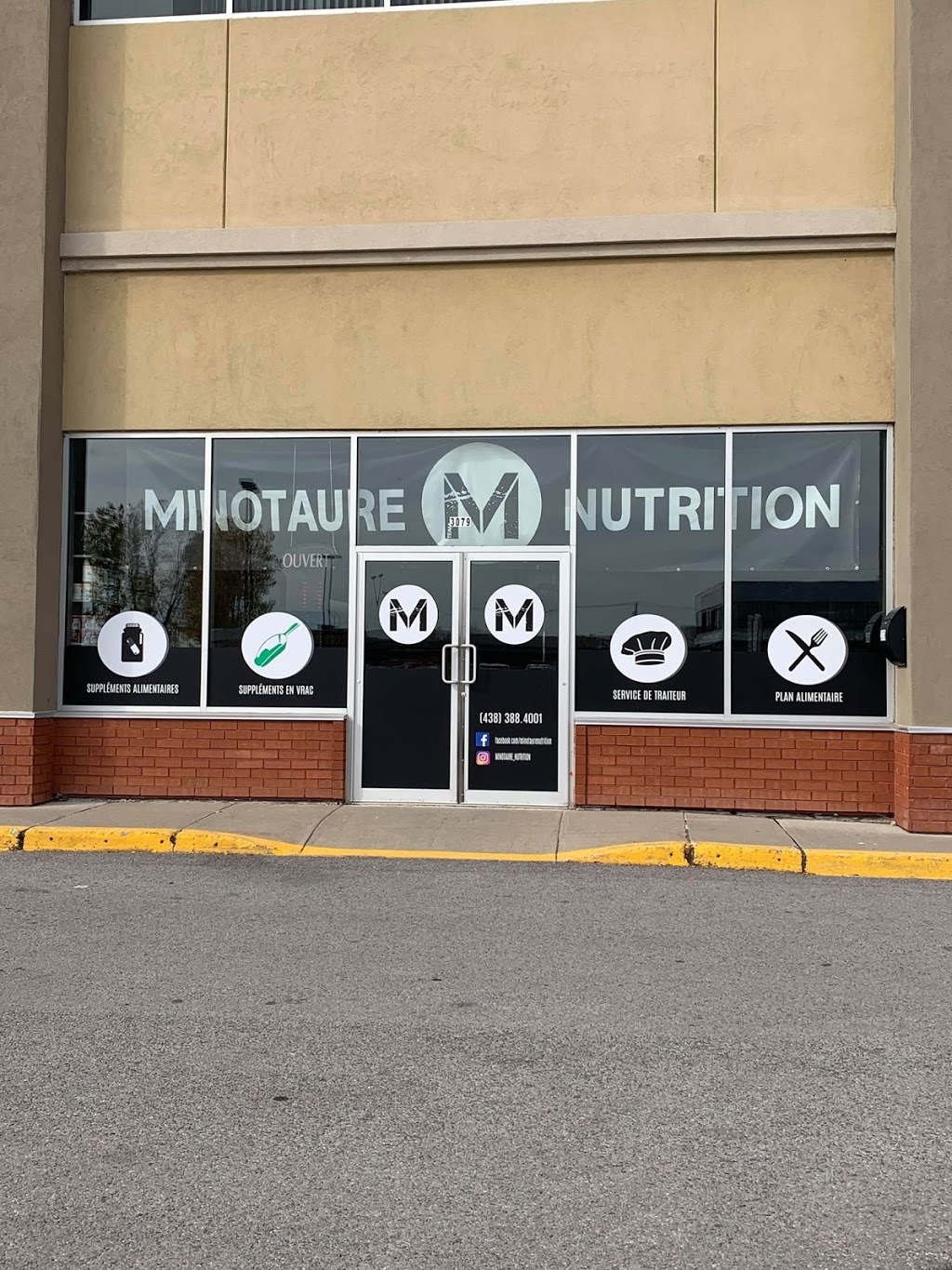 Minotaure Nutrition Mascouche | 3079 Boulevard de Mascouche, Mascouche, QC J7K 3B7, Canada | Phone: (438) 388-4001