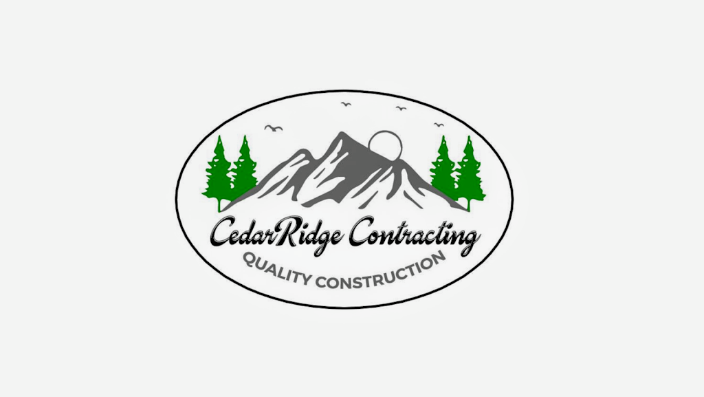 Cedar Ridge Contracting | 36 Little Van Horne St S, Cranbrook, BC V1C 1Z9, Canada | Phone: (250) 581-1219