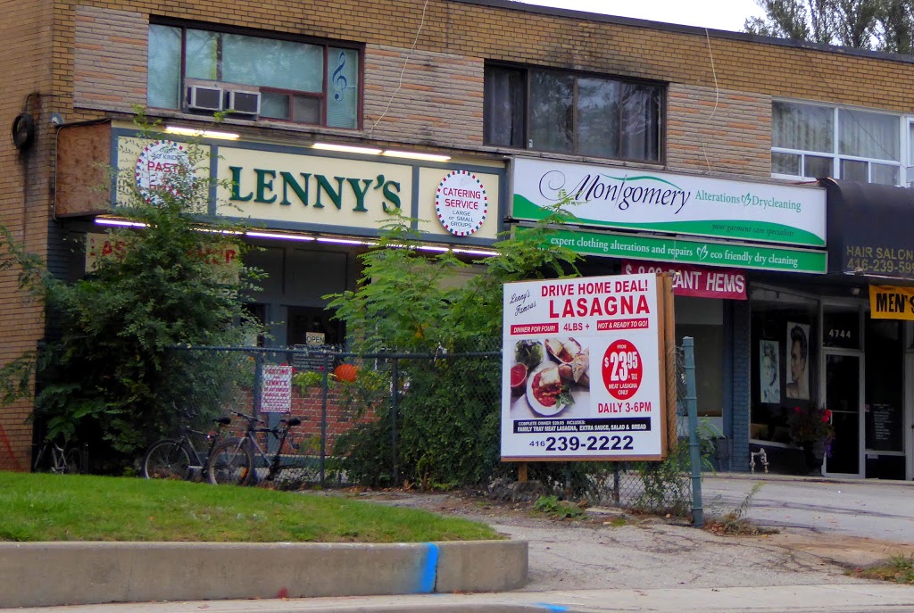 Lennys Pizza & Pasta | 4748 Dundas St W, Etobicoke, ON M9A 1A9, Canada | Phone: (416) 239-2222