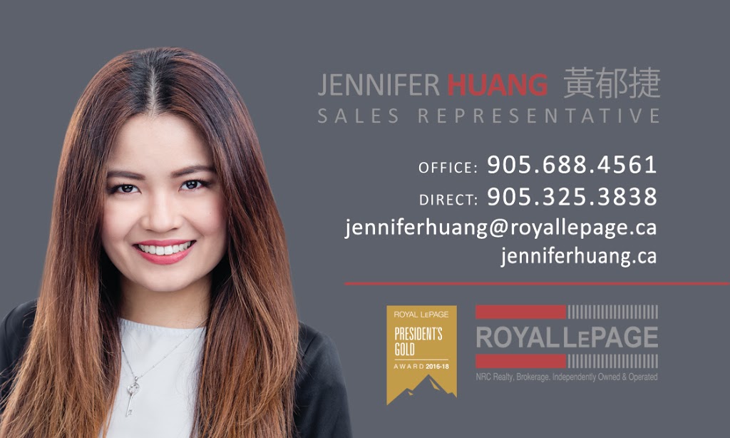 Jennifer Huang Real Estate | 33 Maywood Ave Unit 1, St. Catharines, ON L2R 1C5, Canada | Phone: (905) 325-3838