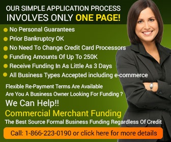 Commercial Merchant Funding-Canada | 121 Glen Rd, Toronto, ON M4W 2W1, Canada | Phone: (866) 223-0190