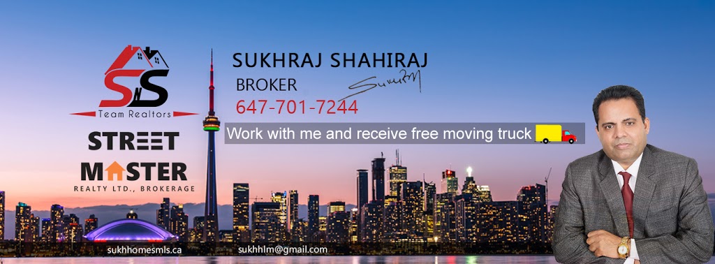 Sukhraj Shahiraj, Real Estate Broker | 284 Queen St E Unit 215, Brampton, ON L6V 1C2, Canada | Phone: (647) 701-7244