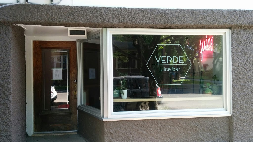 Verde Juice Bar | 887 Westminster Ave, Winnipeg, MB R3G 1B4, Canada | Phone: (204) 615-8733