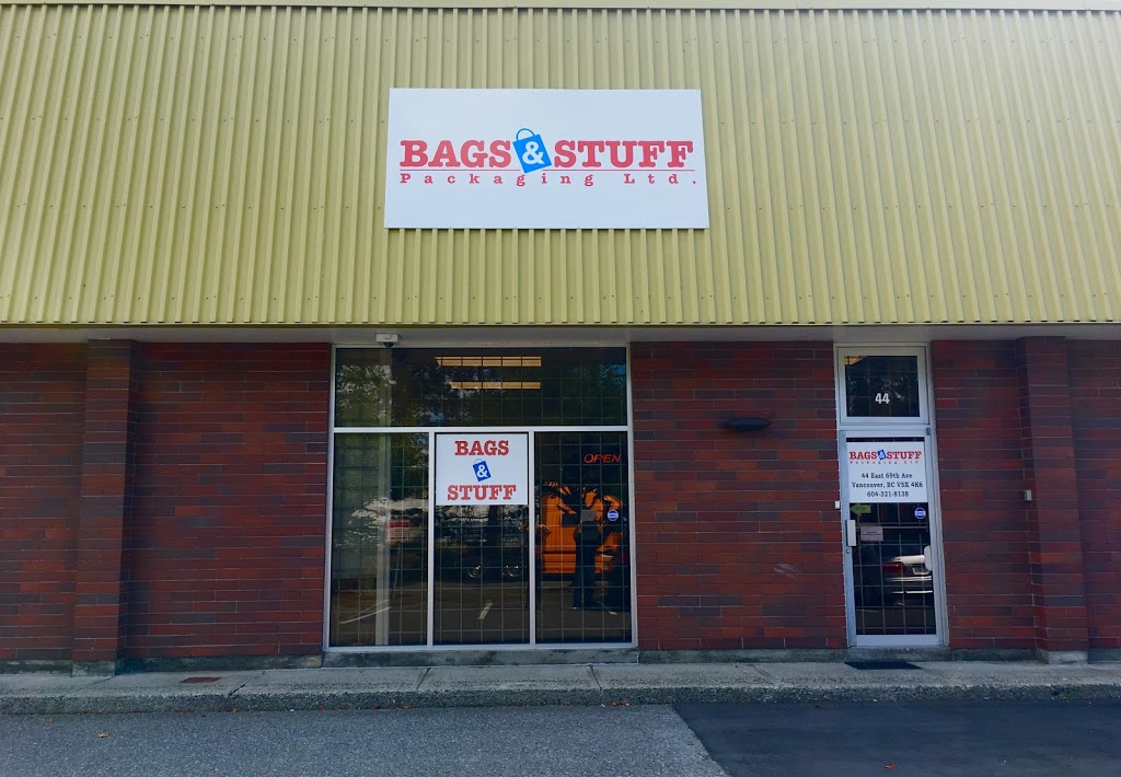 Bags & Stuff Packaging Ltd. | 44 E 69th Ave, Vancouver, BC V5X 4K6, Canada | Phone: (604) 321-8138