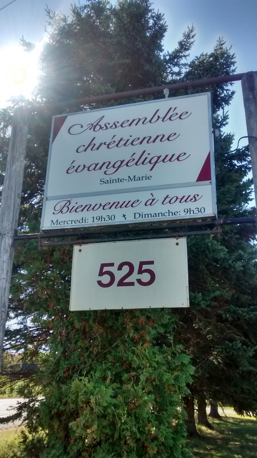 Assemblée Chrétienne Évangélique | 525 Route Saint Elzéar, Sainte-Marie, QC G6E 2Y6, Canada