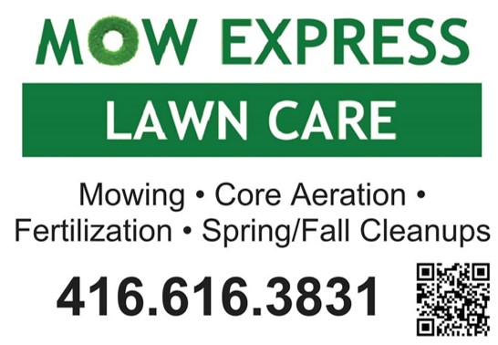 Mow Express Lawn Care | 22 Lafayette Blvd, Whitby, ON L1P 1S9, Canada | Phone: (416) 616-3831