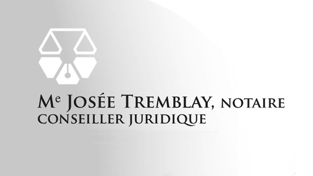 Me Josée Tremblay Notaire Inc | 1622 Rue Saint-Jacques, Saint-Bruno-de-Montarville, QC J3V 2G1, Canada | Phone: (450) 482-6482
