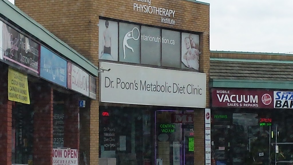 Dr. Poons Metabolic Diet Clinic | 375 Kingston Rd, Pickering, ON L1V 1A3, Canada | Phone: (905) 509-6888